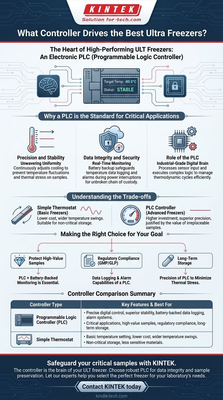 最高の超低温フリーザーにはどのようなタイプのコントローラーが使用されていますか？サンプル完全性におけるPLCの重要な役割 ビジュアルガイド