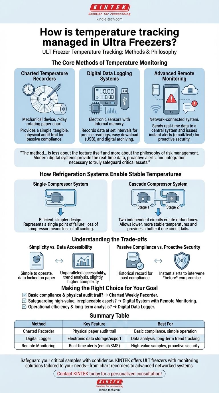 Come viene gestito il monitoraggio della temperatura negli Ultra Congelatori? Dai grafici di base agli avvisi intelligenti Guida Visiva