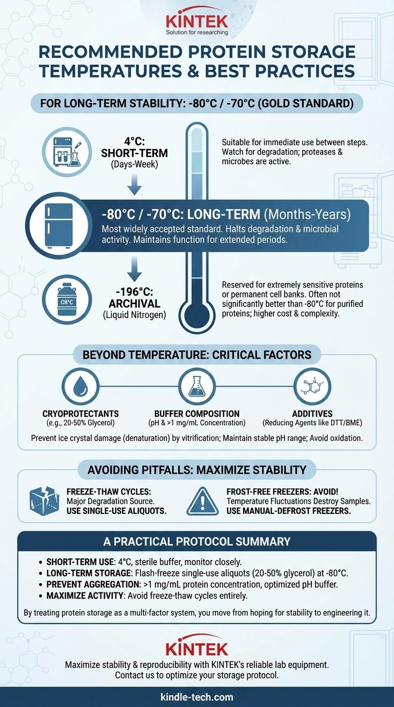 Какая рекомендуемая температура для хранения белков? Обеспечение долгосрочной стабильности и активности Визуальное руководство