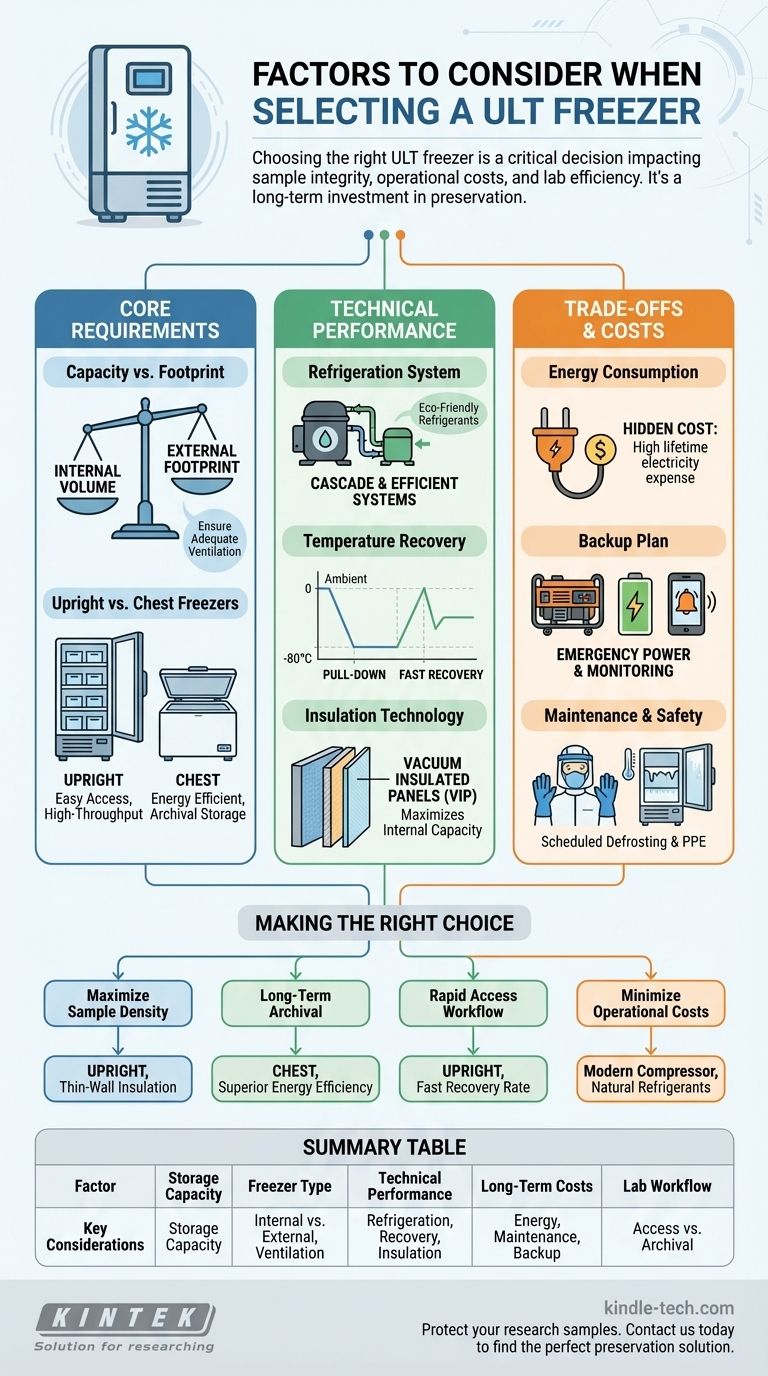 Quali fattori considerare nella scelta di un congelatore ULT? Una guida per proteggere i vostri preziosi campioni Guida Visiva