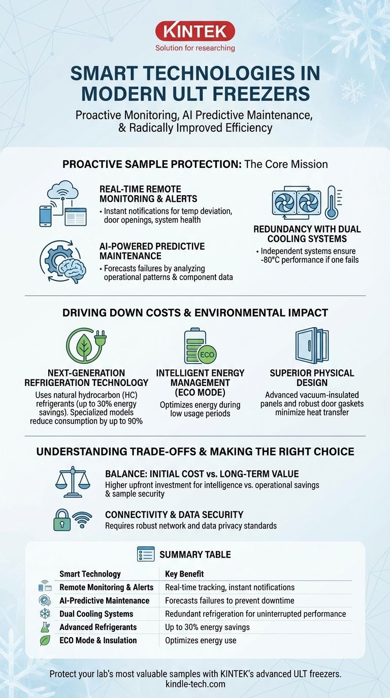 Quali tecnologie intelligenti vengono incorporate nei moderni congelatori ULT? Monitoraggio Proattivo ed Efficienza AI Guida Visiva