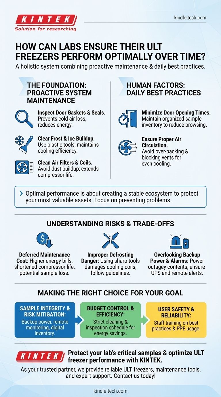 실험실은 시간이 지남에 따라 초저온(ULT) 냉동고가 최적으로 작동하도록 어떻게 보장할 수 있을까요? 선제적 유지보수를 위한 가이드 시각적 가이드