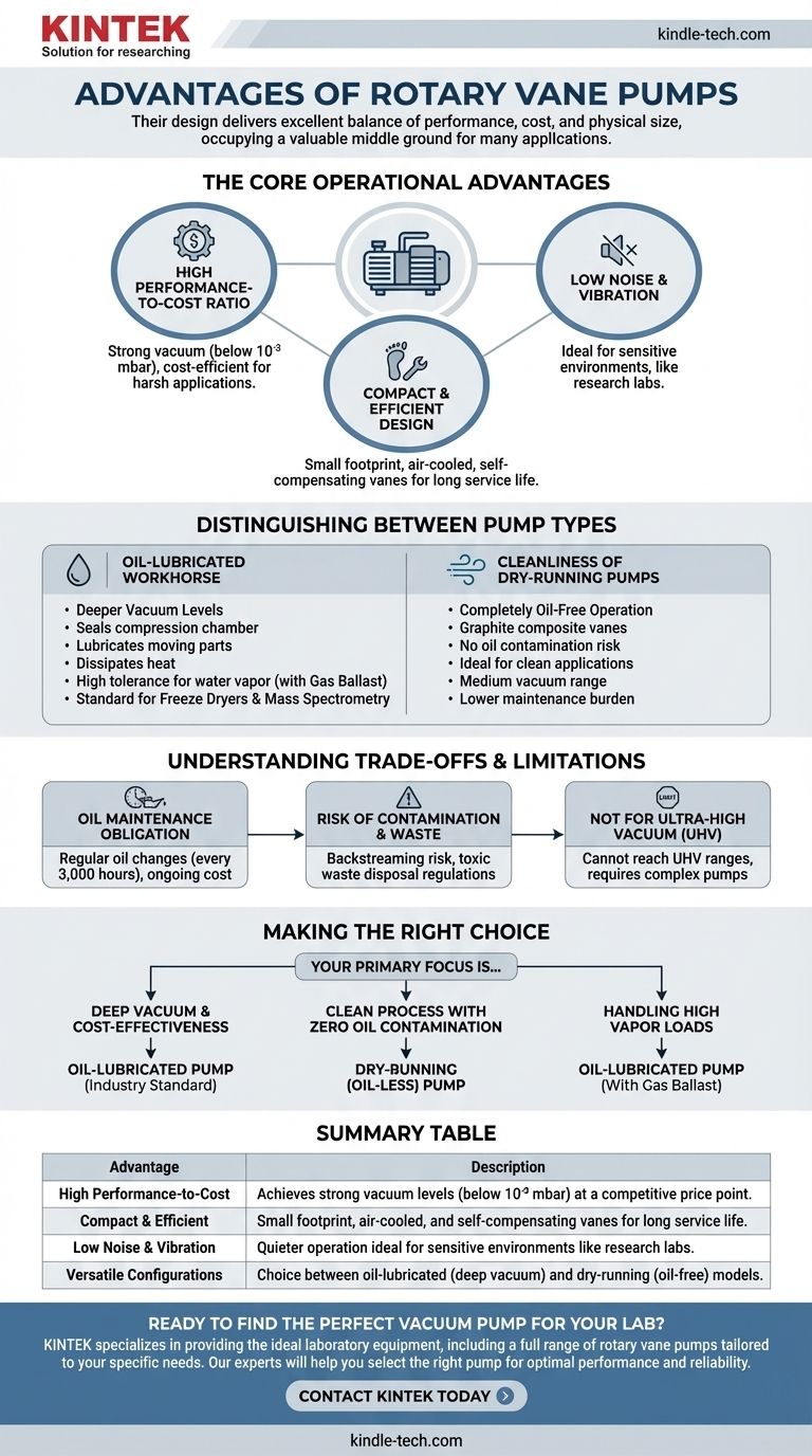 Was sind die Vorteile von Drehschieberpumpen? Erschließen Sie kostengünstige, hochleistungsfähige Vakuumtechnologie Visuelle Anleitung
