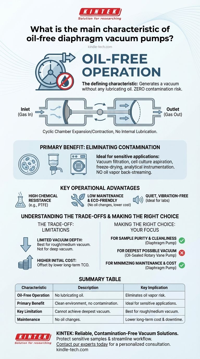 オイルフリーダイヤフラム真空ポンプの主な特徴は何ですか？汚染のない真空を保証すること ビジュアルガイド