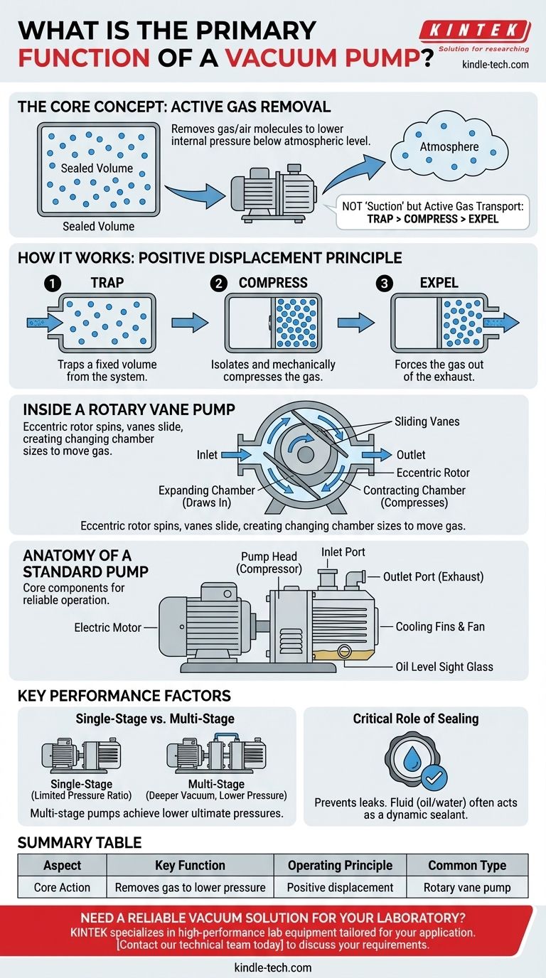 Какова основная функция вакуумного насоса? Удаление молекул газа для создания контролируемого вакуума Визуальное руководство