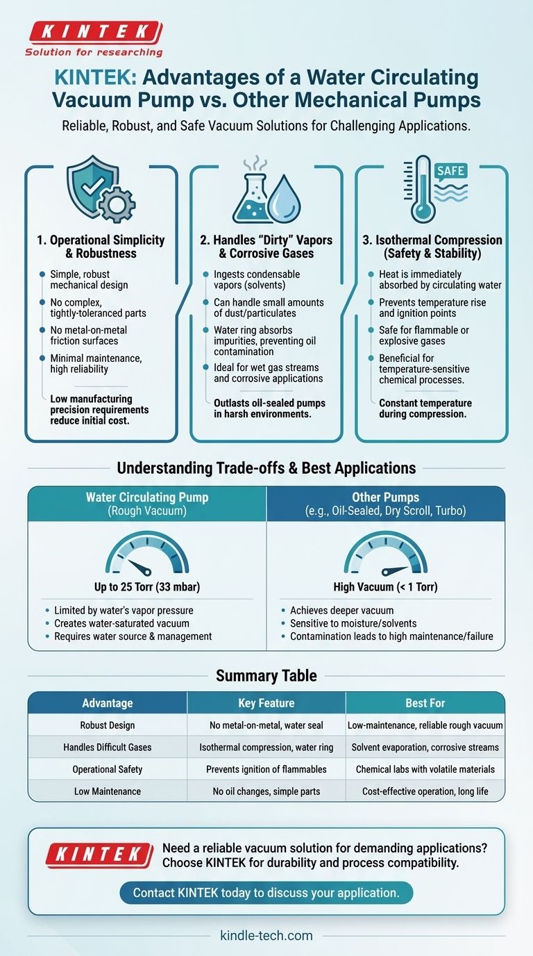 ما هي مزايا مضخة التفريغ ذات الدوران المائي؟ متانة فائقة لبيئات المختبرات الصعبة دليل مرئي