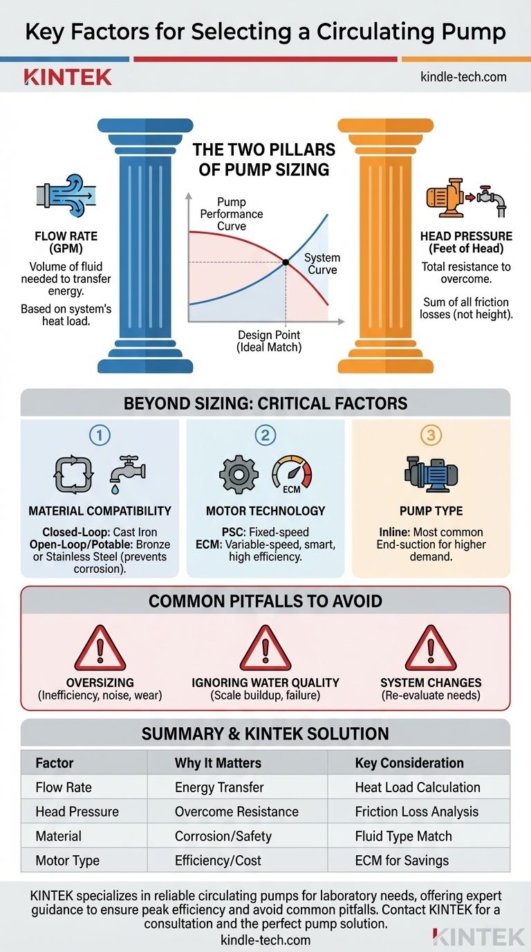 Quels sont les facteurs clés à prendre en compte lors du choix d'une pompe de circulation ? Évitez les erreurs coûteuses et maximisez l'efficacité Guide Visuel