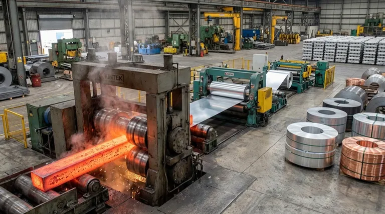 ما هي المواد المستخدمة في تقنية الدرفلة؟ تشكيل المعادن من الفولاذ إلى السبائك الثمينة