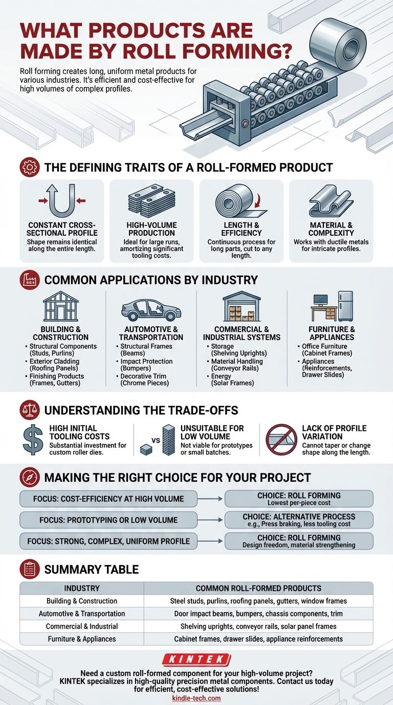 Quels produits sont fabriqués par profilage à froid ? Découvrez les applications polyvalentes dans tous les secteurs Guide Visuel