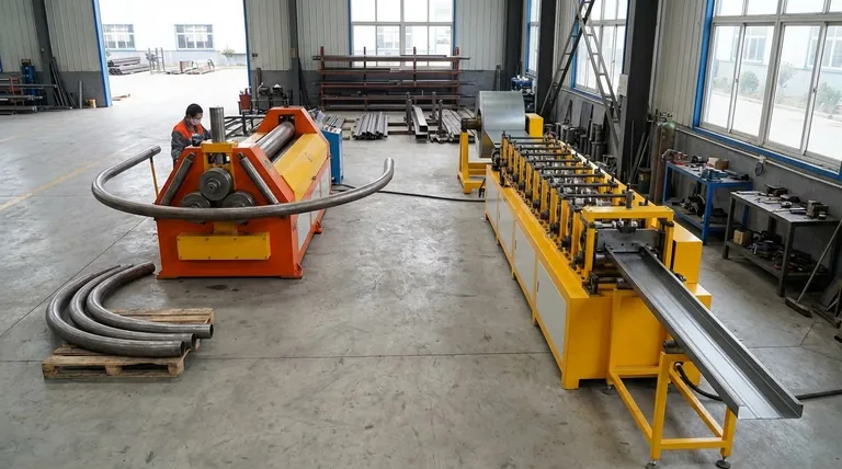 Quelle est la différence entre le cintrage par galet (roll bending) et le profilage par galet (roll forming) ? Courber des profilés contre former des formes