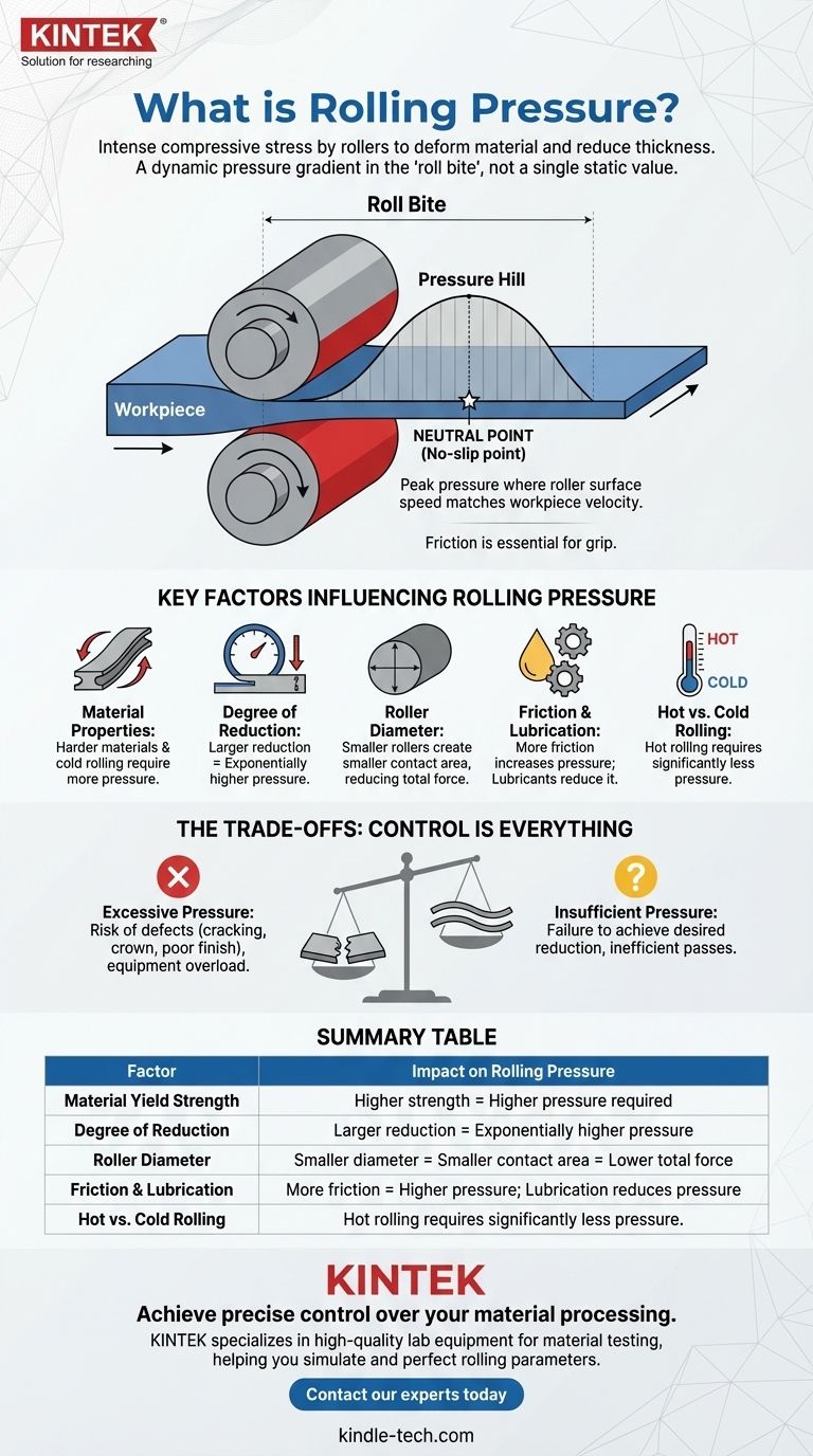 Cos'è la pressione di laminazione? Padroneggiare la chiave per la deformazione del materiale e il controllo qualità Guida Visiva