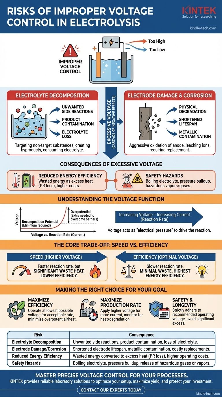 电解槽电压控制不当的风险是什么？避免代价高昂的损坏和效率低下 图解指南