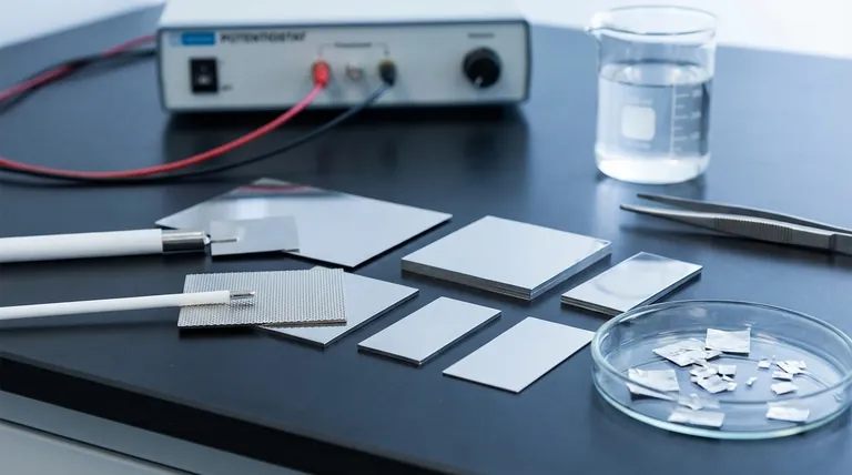 백금 시트 전극의 사용 가능한 사양은 무엇입니까? 귀하의 전기화학적 요구에 완벽하게 부합하는 제품을 찾아보세요