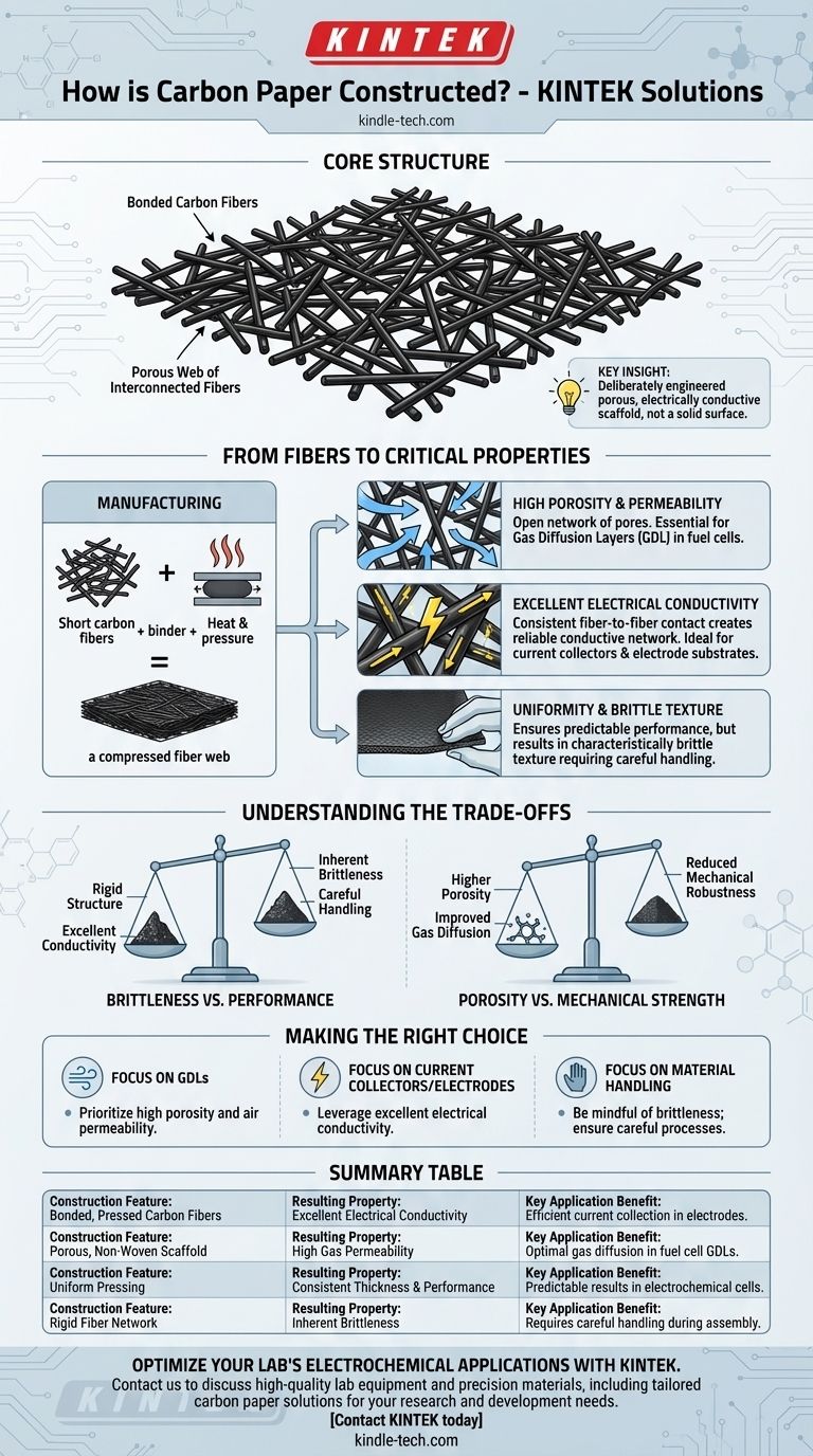 كيف يتم بناء ورق الكربون؟ السقالة المسامية المصممة للتطبيقات عالية الأداء دليل مرئي