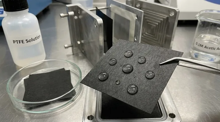 Come viene trattata la carta di carbonio per l'uso nelle celle a combustibile? Il rivestimento in PTFE critico per le massime prestazioni