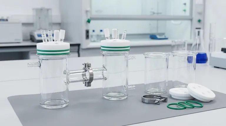 ما هي المواد الشائعة الاستخدام لجسم خلايا التحليل الكهربائي من النوع H؟ اختر المادة المناسبة لتجربتك