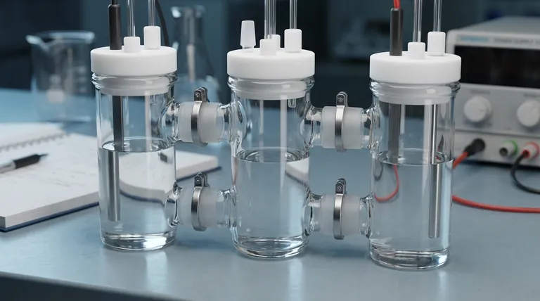 3실 H형 전해 전지의 기능은 무엇입니까? 복잡한 다단계 전기화학 반응 잠금 해제