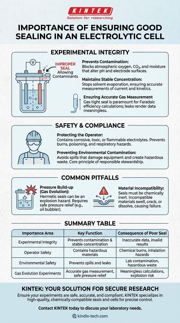 전해 전지의 밀봉을 잘하는 것이 왜 중요한가요? 정확성과 안전을 위한 필수 요소 시각적 가이드