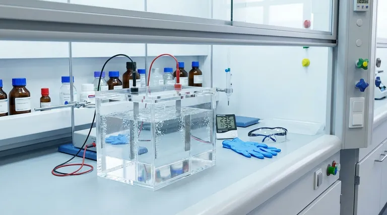 ما هي درجة حرارة التشغيل الموصى بها والختم لخلية تحليل كهربائي من الأكريليك؟ تأكد من السلامة وسلامة المواد