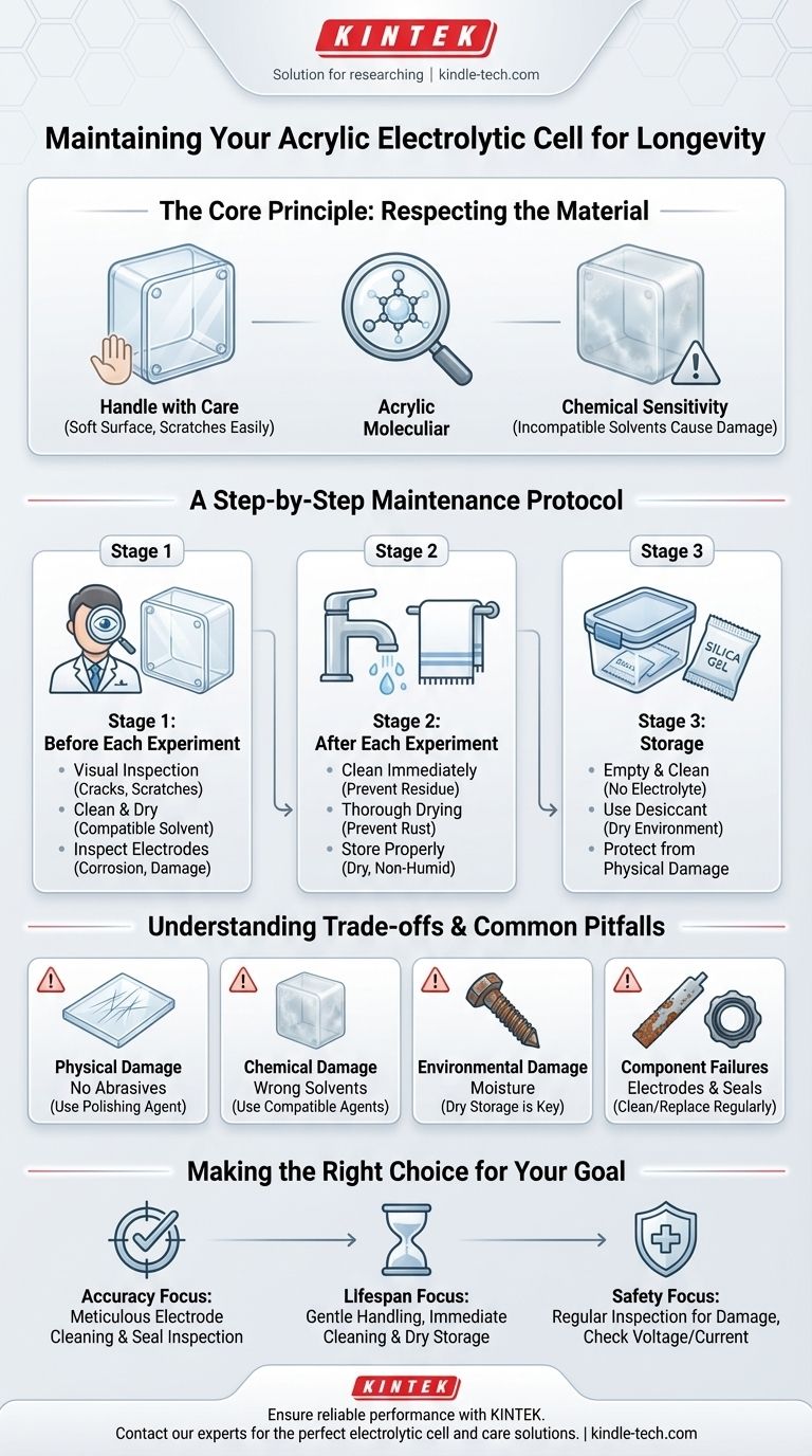 아크릴 전해조는 어떻게 유지 관리해야 합니까? 적절한 관리를 통해 수명을 연장하세요 시각적 가이드