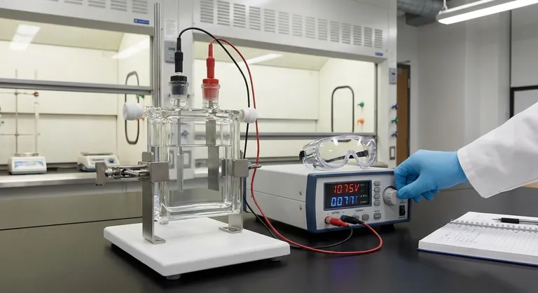 ما هي احتياطات السلامة والتشغيل الحرجة لاستخدام خلية التحليل الكهربائي للتآكل ذات اللوح المسطح؟ ضمان اختبار كيميائي كهربائي آمن ودقيق