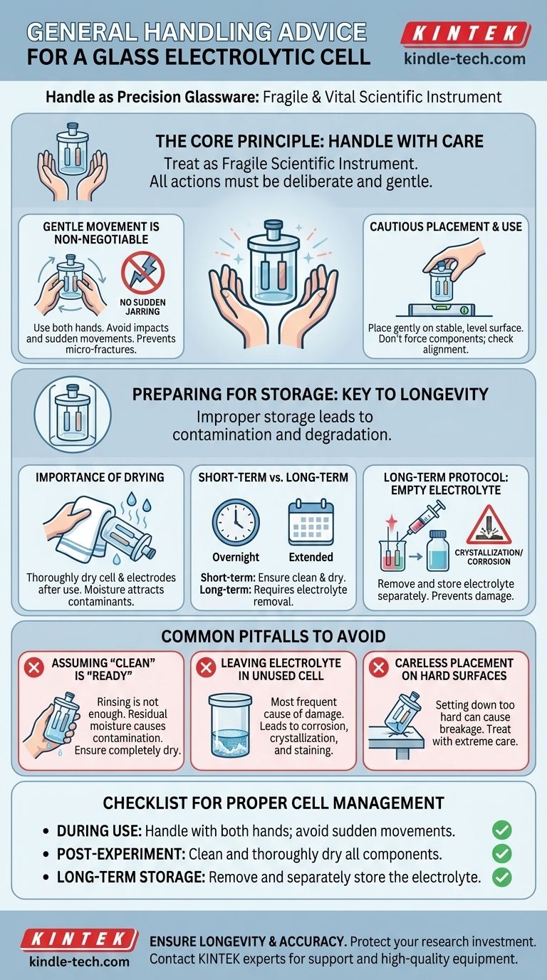 유리 전해조의 일반적인 취급 요령은 무엇입니까? 투자를 보호하고 신뢰할 수 있는 결과를 보장하세요 시각적 가이드