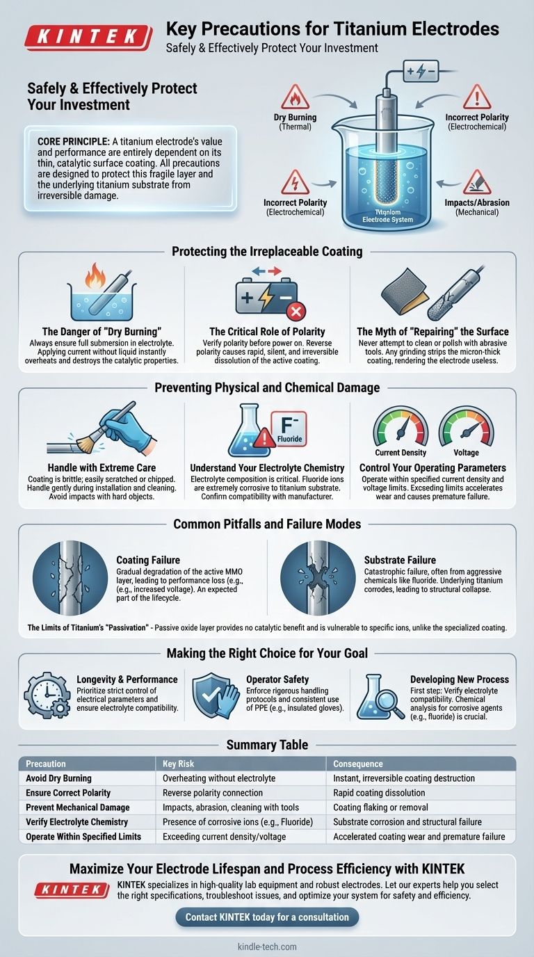 使用钛电极时需要采取哪些关键预防措施？避免代价高昂的损坏并最大限度地提高性能 图解指南