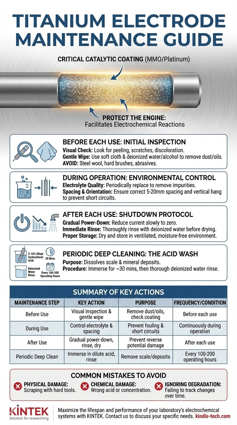 チタン電極を定期的にメンテナンスし、洗浄するにはどうすればよいですか？投資を保護し、性能を最大化する ビジュアルガイド
