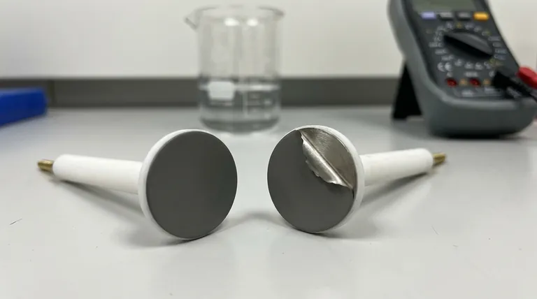 How should a partially peeled coating on a titanium electrode be handled? A Guide to Critical Failure Management