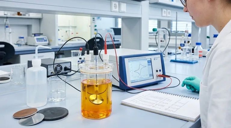 How is a polished electrode tested for quality? Validate Performance with Cyclic Voltammetry