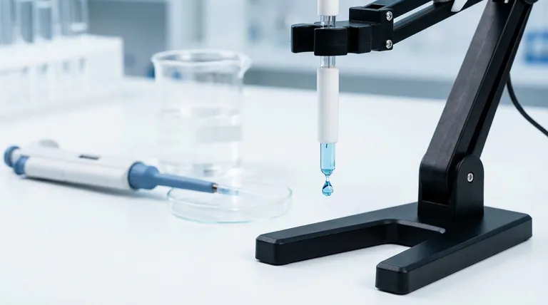 드롭 코팅을 통한 전극 개질을 위해 전극은 어떻게 배치되어야 할까요? 거꾸로 놓는 기술을 마스터하세요