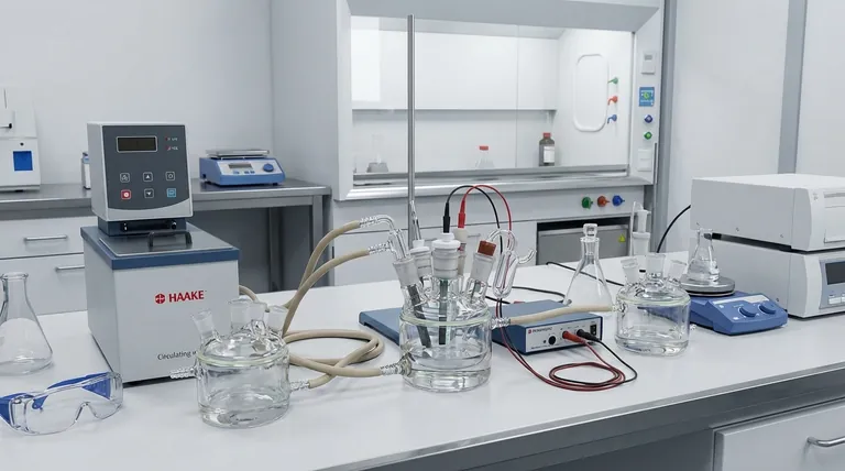 Qual è l'intervallo di temperatura applicabile per la cella elettrolitica e come viene controllata la temperatura? Ottenere risultati elettrochimici precisi