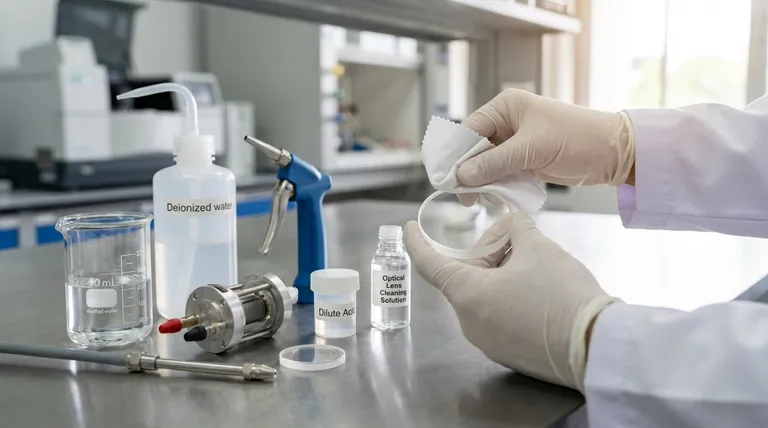 Как следует чистить кварцевые оптические окна электролитической ячейки? Руководство по поддержанию оптической прозрачности