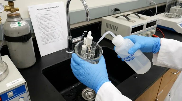 كيف ينبغي التعامل مع المنتجات والنفايات الناتجة عن الخلية الإلكتروليتية بعد التجربة؟ دليل السلامة والصيانة