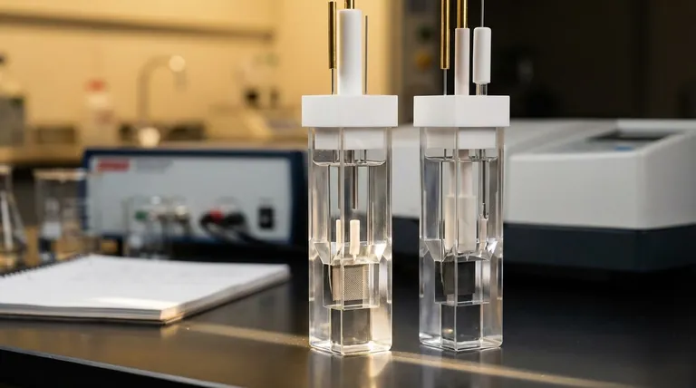 Какие типы и размеры электродов обычно используются в тонкослойной спектроэлектрохимической ячейке? Стандартная установка для точного анализа