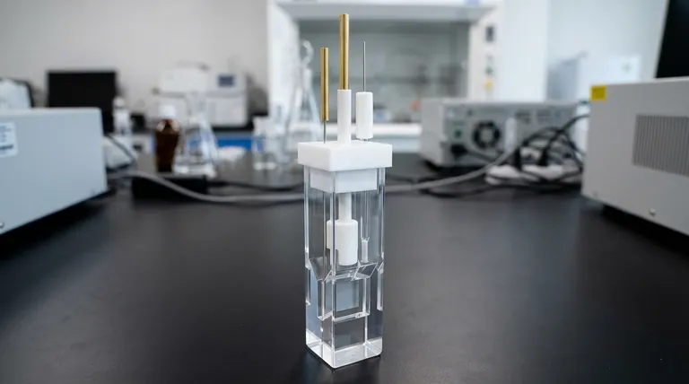 Quais são as dimensões físicas do corpo da célula espectroeletroquímica de camada fina e da sua fenda? Especificações Chave para o Seu Laboratório