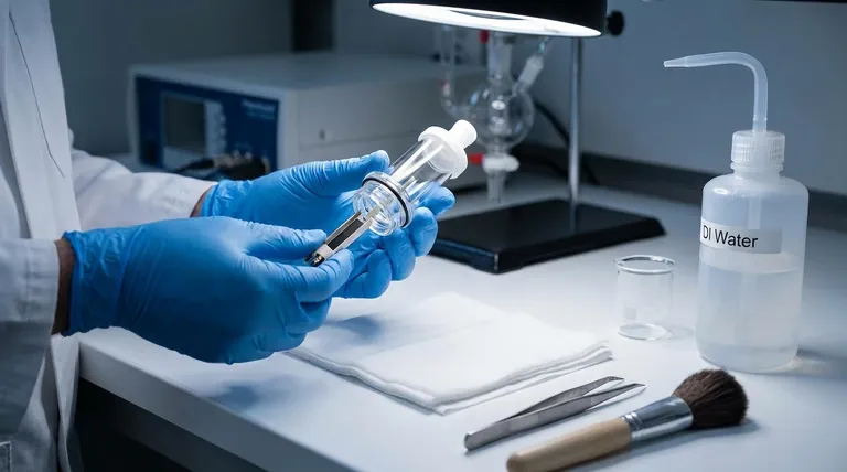 ما هي إجراءات الصيانة والتعامل الرئيسية لخلية التحليل الطيفي الكهربائي ذات الطبقة الرقيقة؟ احمِ معدات مختبرك الحساسة