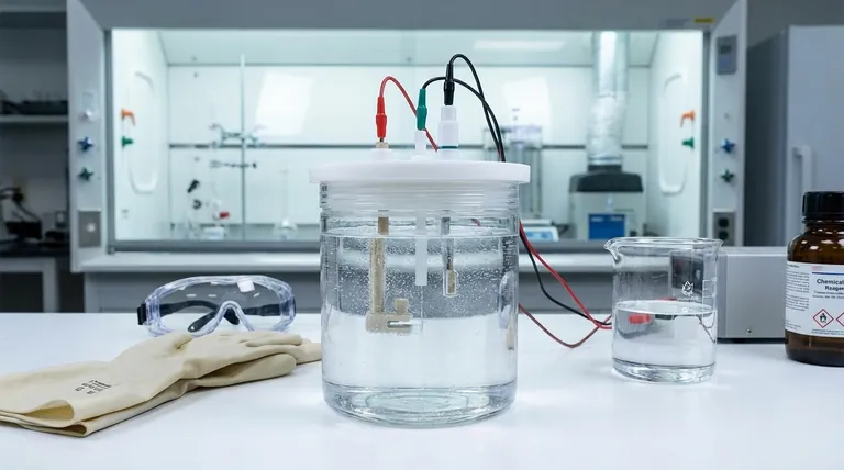 Quelles considérations opérationnelles doivent être prises lors d'une expérience utilisant une cellule électrolytique entièrement en PTFE ? Assurer la précision et la sécurité