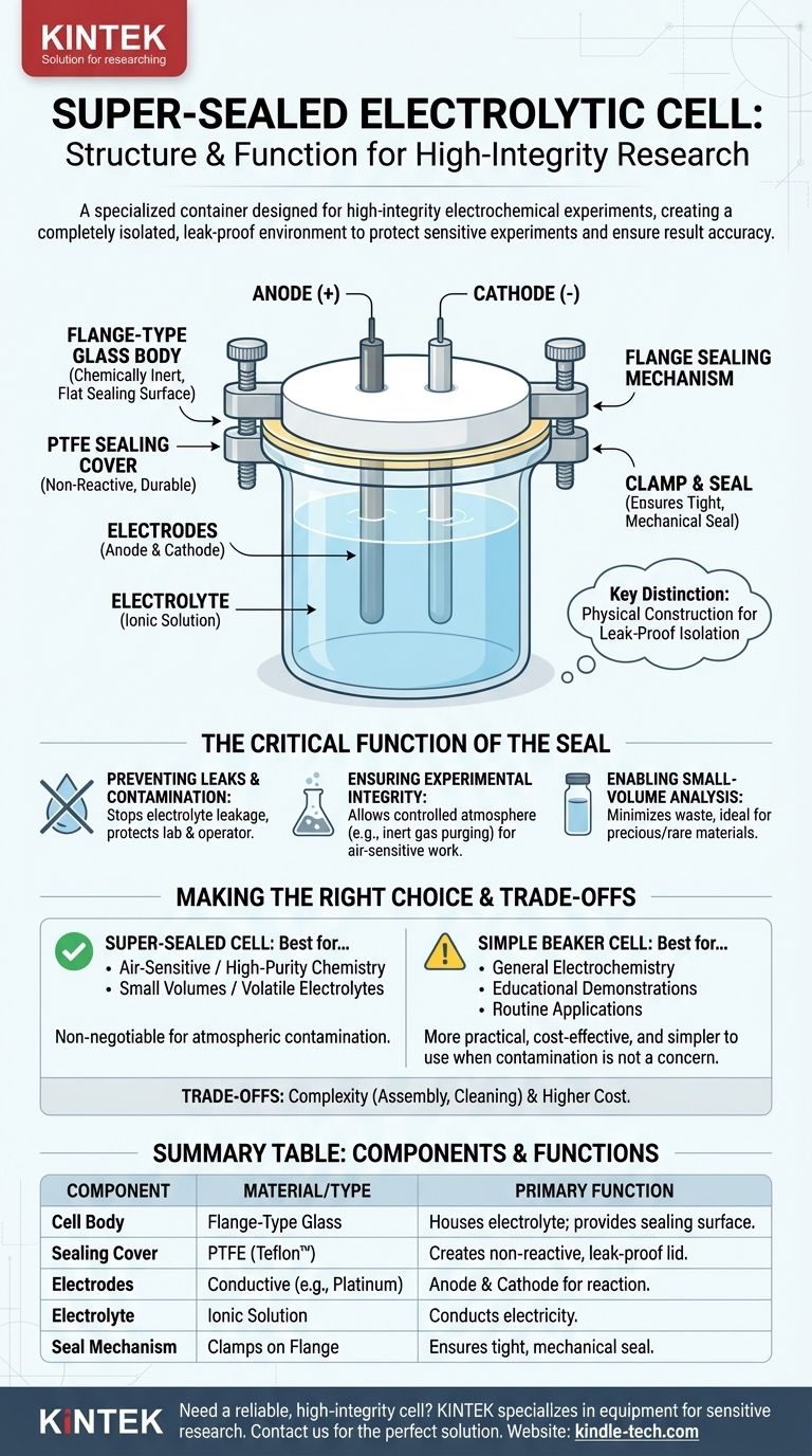 초밀폐 전해 전지의 구조는 무엇인가요? 누출 방지 설계 가이드 시각적 가이드