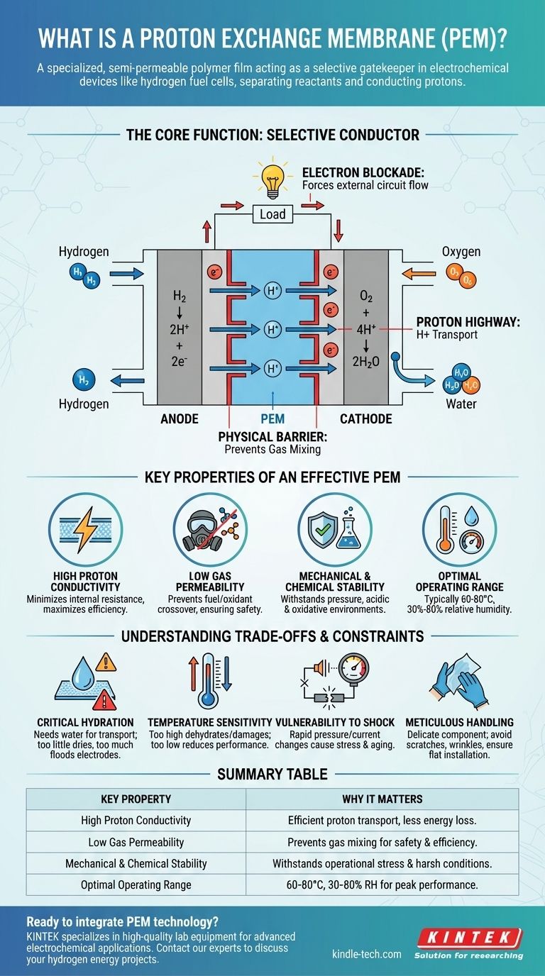 Qu'est-ce qu'une membrane échangeuse de protons ? Le cœur sélectif des systèmes énergétiques à hydrogène Guide Visuel