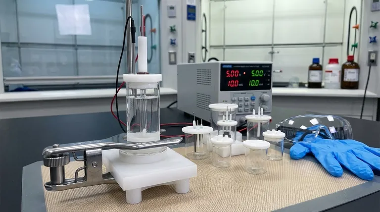 Quali sono le procedure operative e le precauzioni di sicurezza durante un esperimento che utilizza una cella elettrolitica interamente in quarzo? Garantisci sicurezza e precisione nel tuo laboratorio