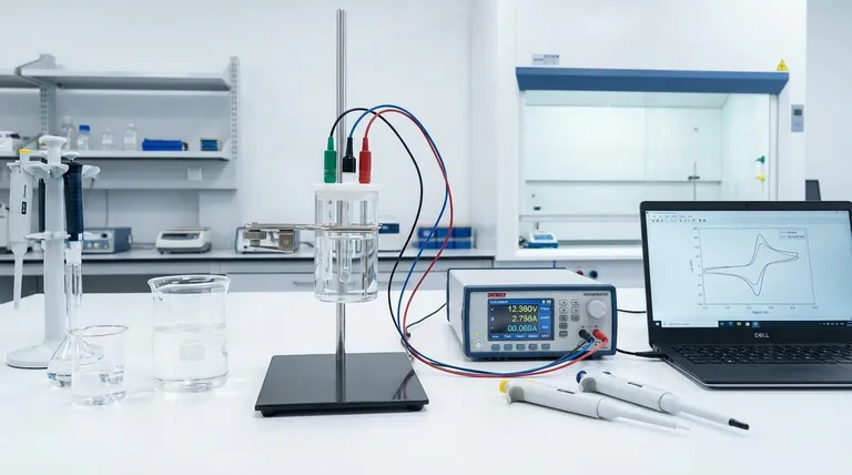 How can the reaction within the multifunctional electrolytic cell be precisely controlled? Master the Three-Electrode System