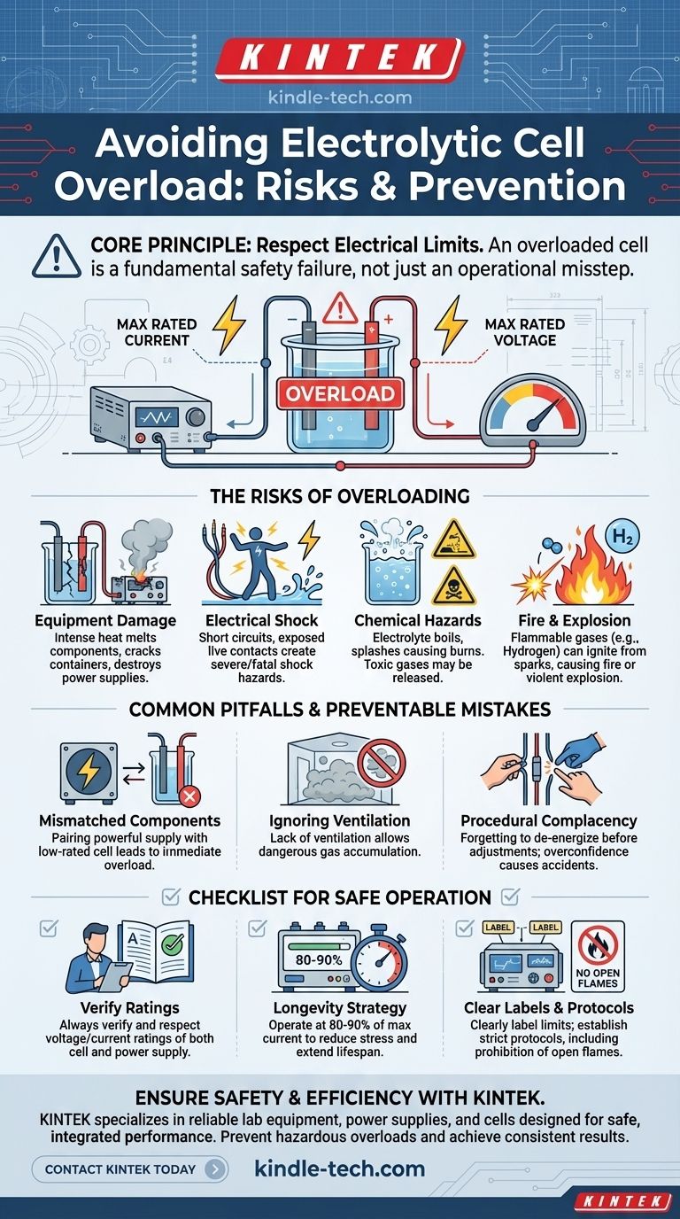 Как избежать перегрузки электролитической ячейки и каковы риски? Предотвращение катастрофических отказов Визуальное руководство