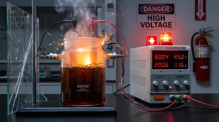 如何避免电解槽过载以及过载的风险是什么?防止灾难性故障