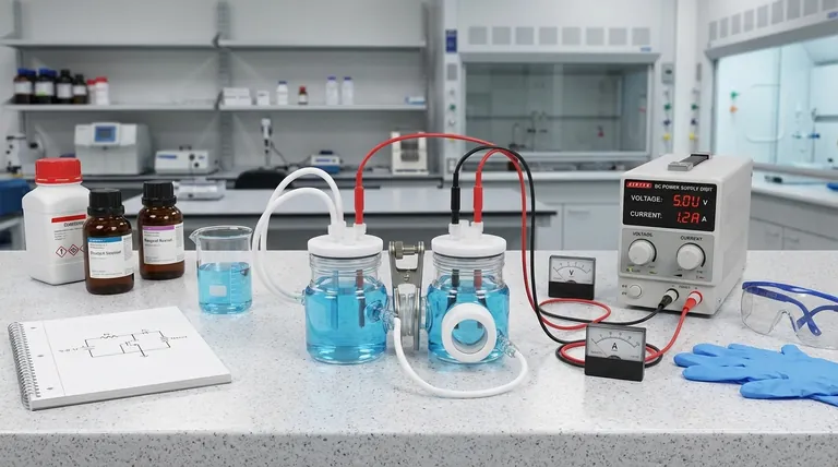 How should the electrical circuit for the electrolytic cell be set up? A Step-by-Step Guide to Safe & Accurate Electrolysis