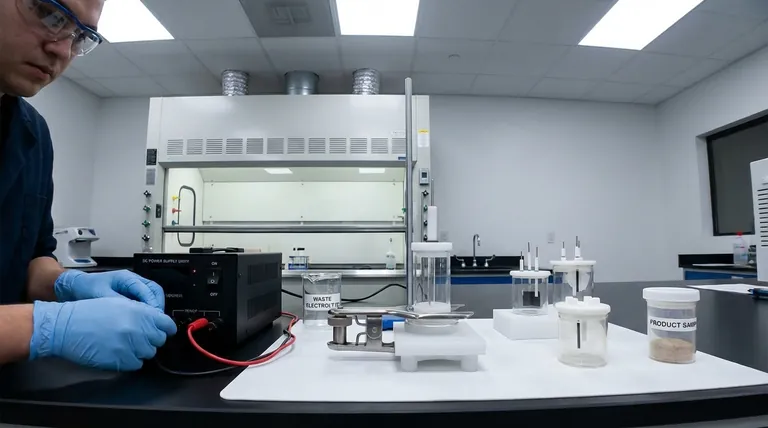 What is the proper procedure for shutting down the experiment after electrolysis? A Step-by-Step Safety Guide