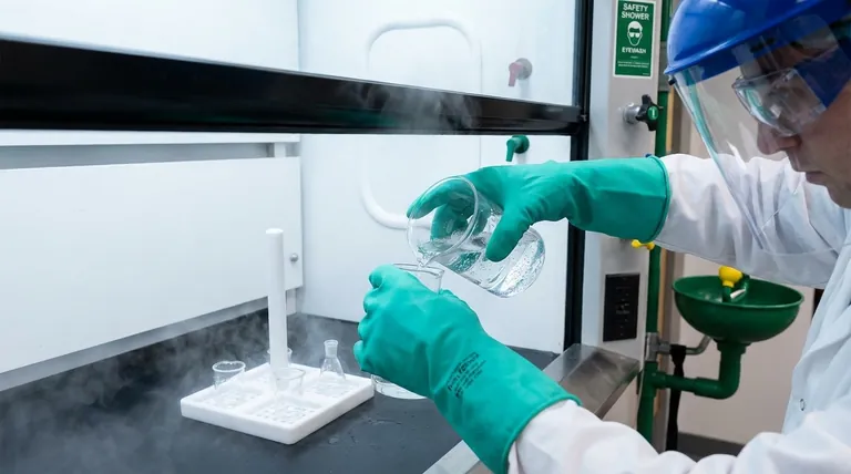 Quais EPIs e controles ambientais são necessários para eletrólitos corrosivos? Um guia completo de segurança