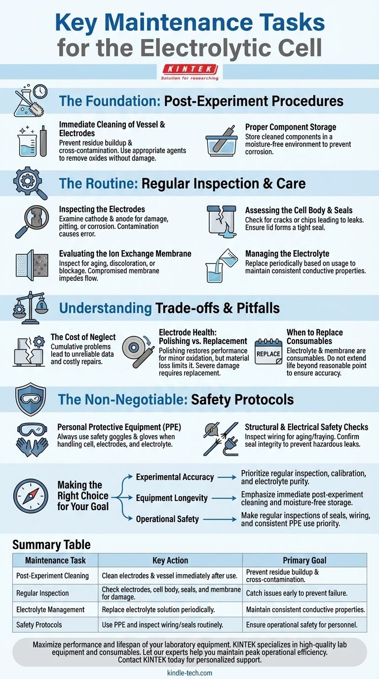 전해조의 주요 유지보수 작업은 무엇입니까? 신뢰성과 정확성 보장 시각적 가이드