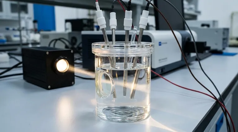 측면 창 광학 전해 셀의 일반적인 부피 및 개구부 사양은 무엇입니까? 분광전기화학을 위한 주요 사양