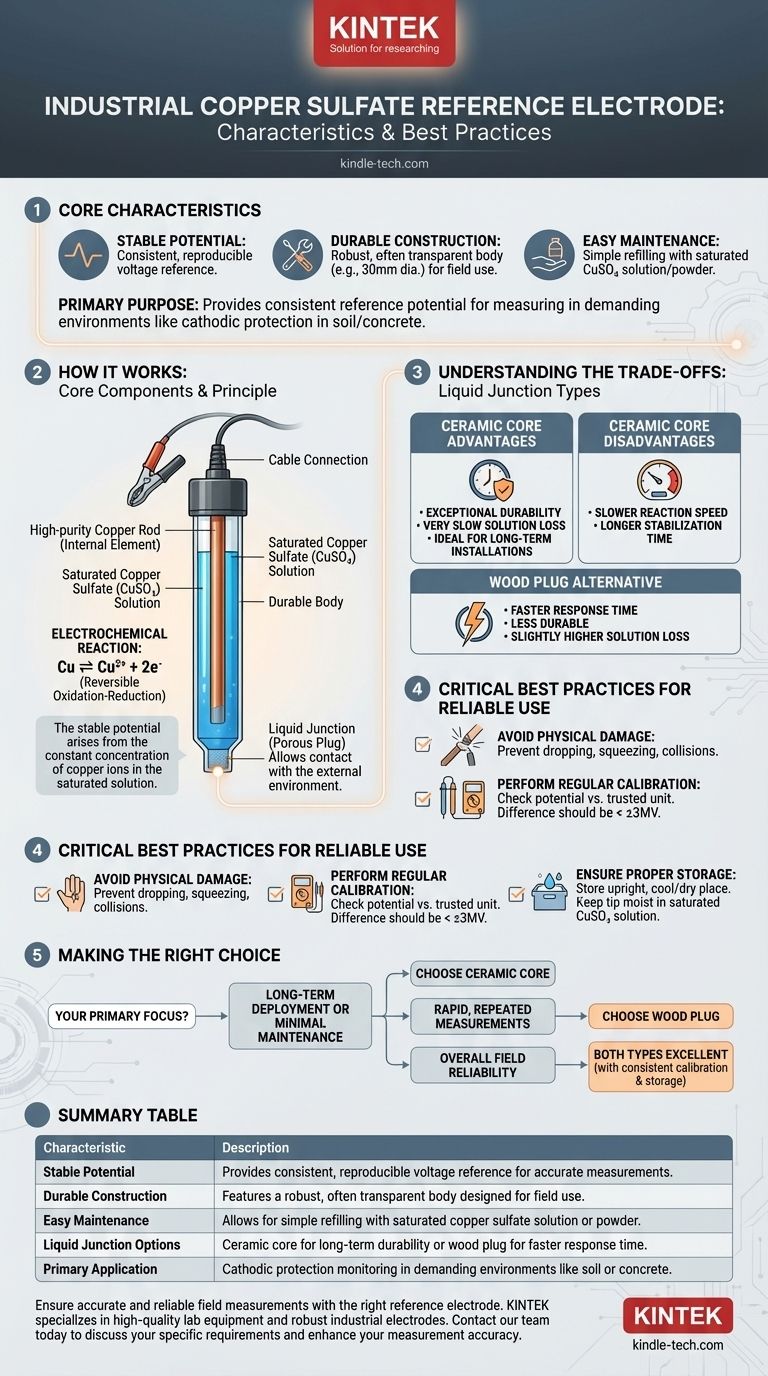 Quelles sont les caractéristiques d'une électrode de référence au sulfate de cuivre industrielle ? Un guide pour des mesures de terrain durables et stables Guide Visuel